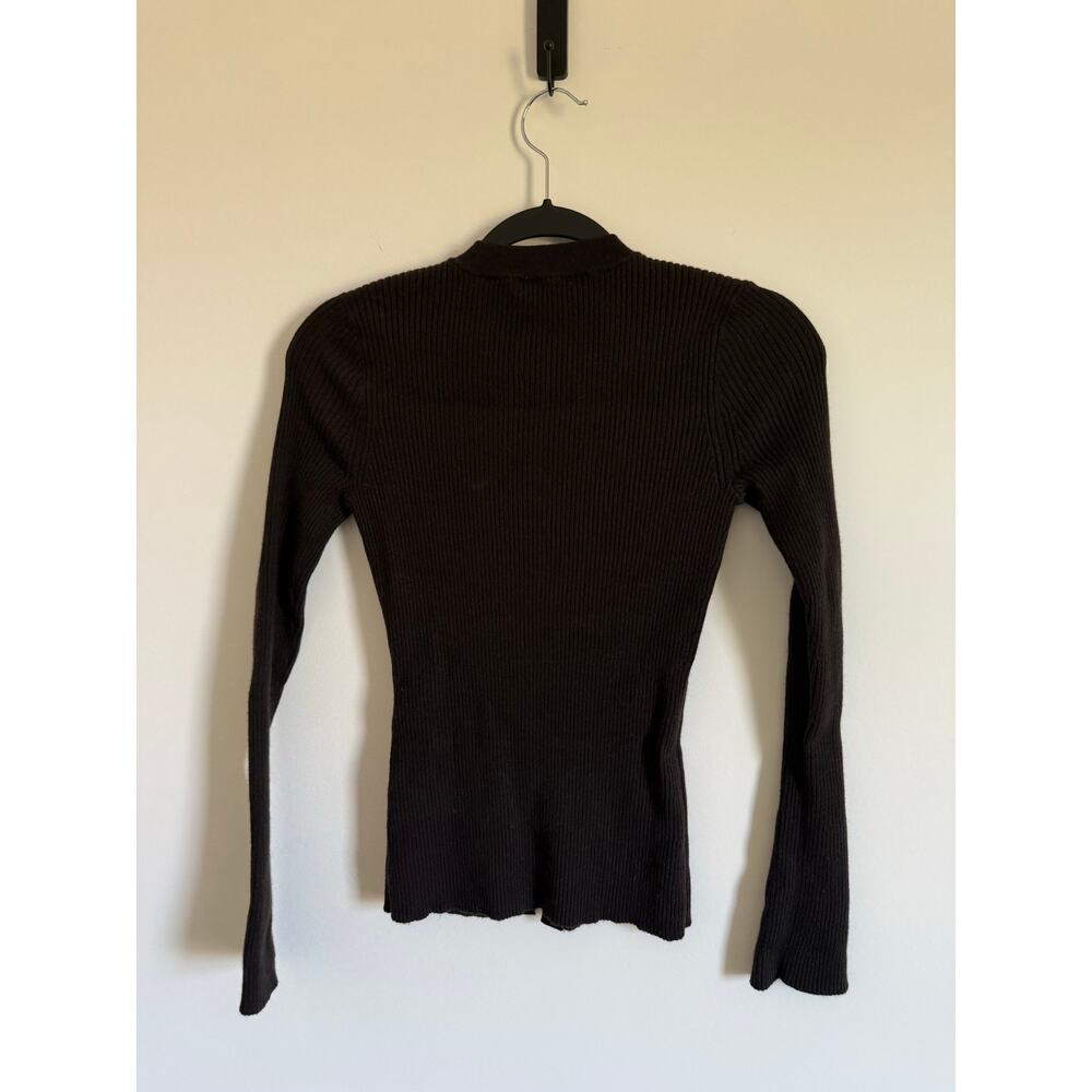 $138 Madewell Longline Cardigan Jacket in Merino Wool - Small - Brown - Picture 8 of 9